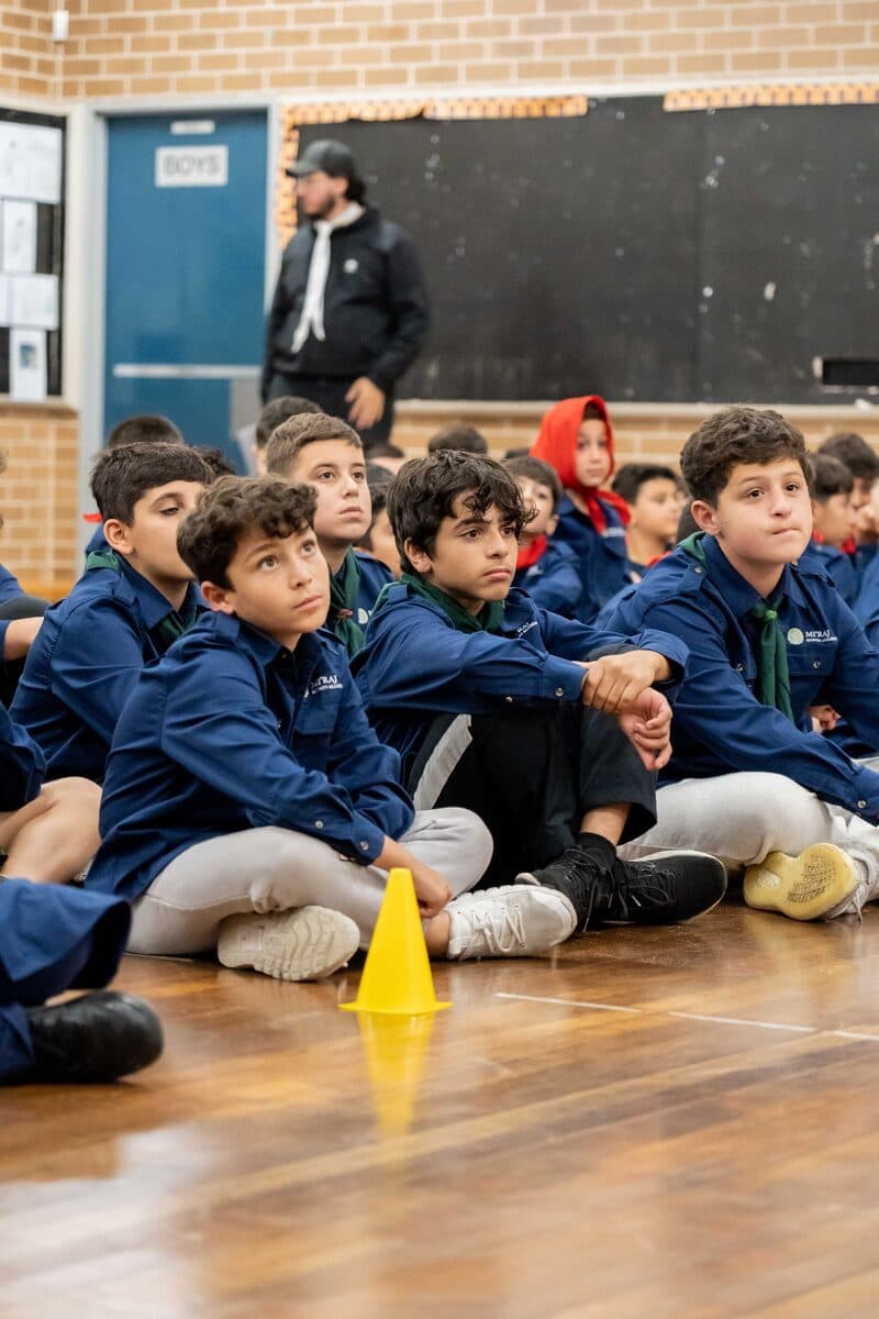 MSA Youth Academy members in a learning session